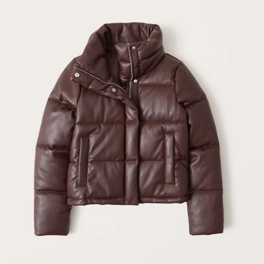 Faux leather jacket
